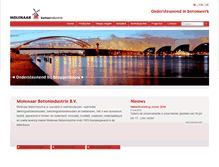 Tablet Screenshot of molenaar-beton.nl